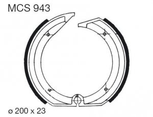 Brake shoes LUCAS